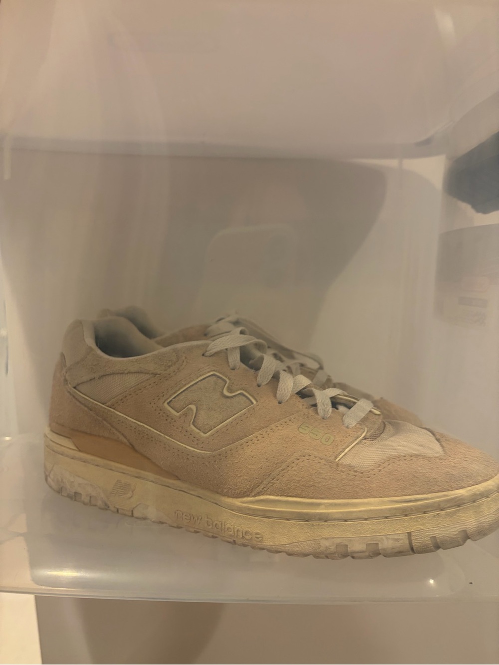 New Balance x ALD aimé Leon dore Men's 550 cream tan sneakers size 9